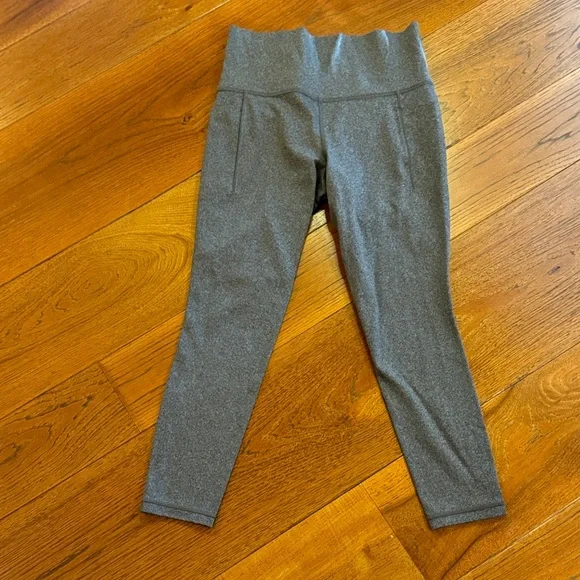 Athleta Salutation Stash 7/8 Tight Grey Legging - Picture 2 of 7